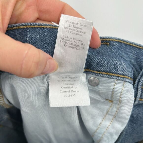EVERLANE Womens The Original Cheeky Jeans High Rise Organic Cotton Size 29 Ankle - Picture 8 of 8